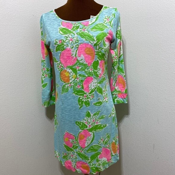 Lilly Pulitzer Blue Lemonade Marlow Size Small - Picture 2 of 6